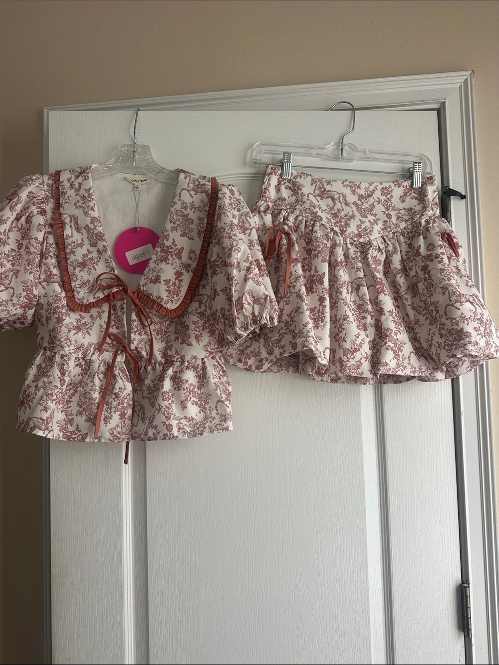 Women’s Coquette rodeo short set nwt size small